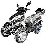 DF200TKA 200cc Reverse Trike Scooter 3 Wheel Moped