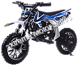 MotoTec Warrior 52cc 2-Stroke Gas Dirt Bike For Kids