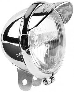 Mini Chopper Harley 12V Chrome Headlight Light Assembly