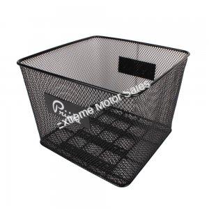 Prima Scooter Cargo Storage Basket / Black Metal Milk Crate