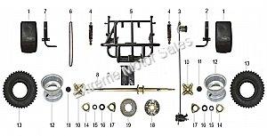 Kandi 49FM5-E | 125FM5-E Rear Hub L5C0049FM5E051000