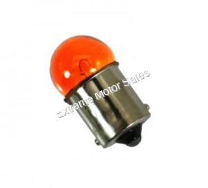 12 Volt 10 Watt Amber Front Turn Signal Bulb for 150cc Street-Legal Scooters