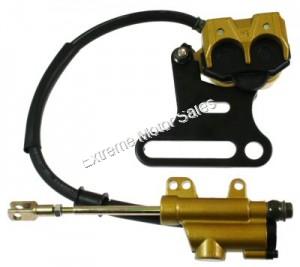 Mini ATV Rear Hydraulic Brake Assembly Kit Chinese 4 Wheeler