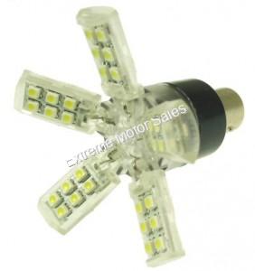 12V 40 SMD+1 LED Brake Light with dual element round base mount