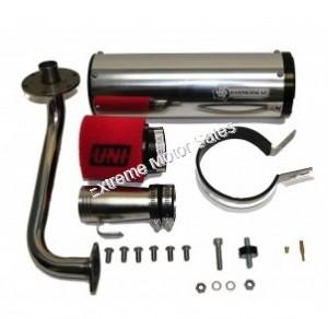 HammerHead Performance Go Kart Cart 150cc Exhaust Kit Kinroad Trailmaster