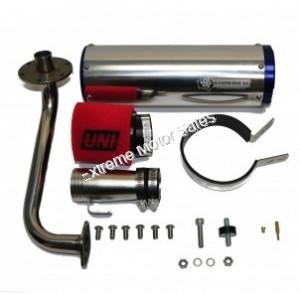 HammerHead Performance Go Kart Cart 150cc Exhaust Kit Kinroad Trailmaster