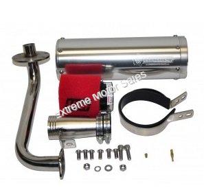 HammerHead Performance Go Kart Cart 150cc Exhaust Kit Kinroad Trailmaster