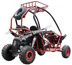 Snake Eyes 125cc Kids Go Cart Off Road Buggy Youth Go Kart 2 Seat