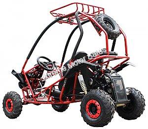 Snake Eyes 125cc Kids Go Cart Off Road Buggy Youth Go Kart 2 Seat