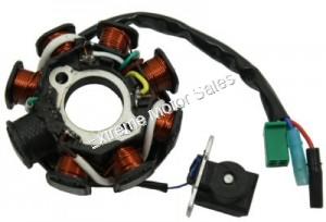 8 Coil Stator for 150cc and 125cc GY6 4-stroke QMI152/157 QMJ152/157