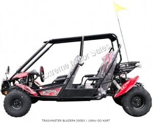 Trailmaster Blazer4 200EX Go Cart GoKart Dune Buggy 4 Seat | EFI