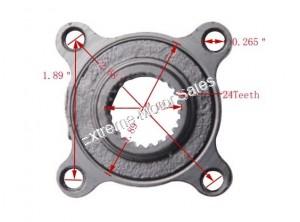 Mini ATV Rear Wheel Hub Chinese Mini Quad 50cc 70cc 90cc 110cc