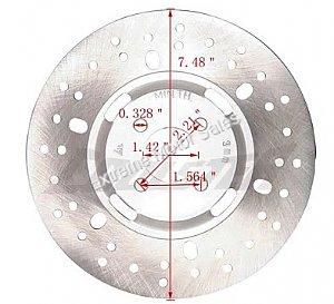 Coolster ATV-3150CXC 3150DX 3175S Rear Disc Brake