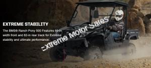 BMS Ranch Pony 500 EFI 500cc Utility Vehicle Side by Side UTV 4x4