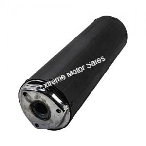 Wolf V50 Black Muffler for QMB139 4 Stroke 50cc Scooters