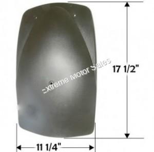 Rear Fender with Matte Finish for 150cc 250cc Hammerhead Go Cart Kart