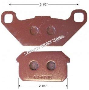 Rear Brake Pad Set for Hammerhead 250cc Go Cart Kart and more