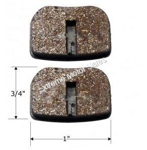 Rear Brake Pads for Torpedo Shark and Trailmaster Mini XRX Karts