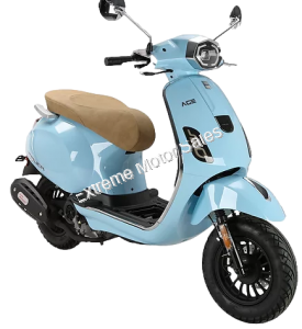 Italica Motors AGE 50cc Gas Scooter Moped with Retro Design -1 Year Warranty