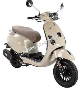 Italica Motors AGE 50cc Gas Scooter Moped with Retro Design -1 Year Warranty