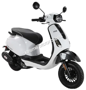 Italica Motors AGE 50cc Gas Scooter Moped with Retro Design -1 Year Warranty