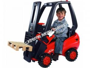 Big Linde Forklift Pedal Riding Toy for Kids Tractors Vehicle