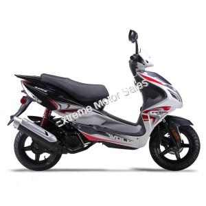 Wolf Blaze 50cc Gas Scooter Moped 49cc Street Legal 2 Year Warranty