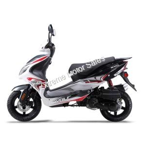 Wolf Blaze 50cc Gas Scooter Moped 49cc Street Legal 2 Year Warranty