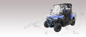 Massimo Buck 250X Utility Vehicle SXS UTV Gas Golf Cart 250cc