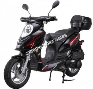 Challenger 150cc Scooter Gas Moped Pro Deluxe LED Light GY6