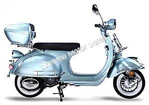 BMS Chelsea 150cc Retro Style Scooter CVT Automatic Transmission