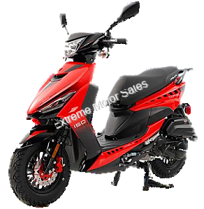 Italica Motors Diablo 150cc Gas Scooter Moped - 1 Year Warranty