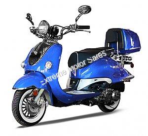 BMS Heritage Scooter- Cobalt Blue