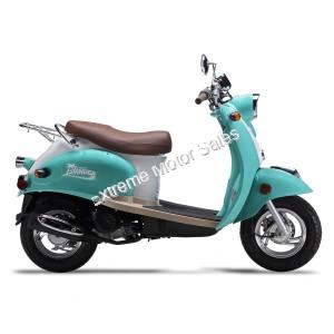 Wolf Islander 50cc Gas Scooter Moped 49cc Street Legal 2 Year Warranty