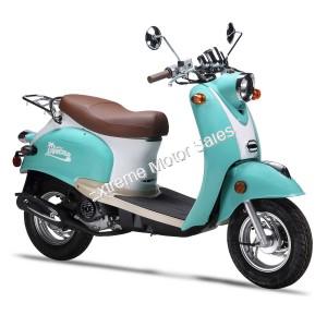 Wolf Islander 50cc Gas Scooter Moped 49cc Street Legal 2 Year Warranty