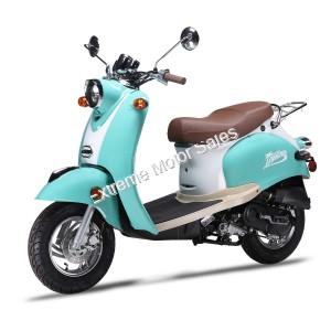 Wolf Islander 50cc Gas Scooter Moped 49cc Street Legal 2 Year Warranty