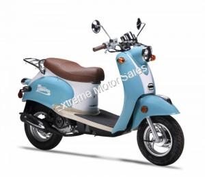 Wolf Islander 50cc Gas Scooter Moped 49cc Street Legal 2 Year Warranty