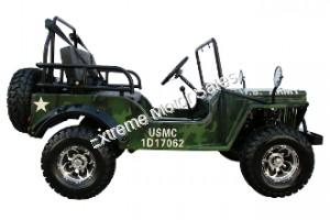 Commando Jeep Willy's Mini ATV 125cc Go Cart Kart UTV Golf Cart