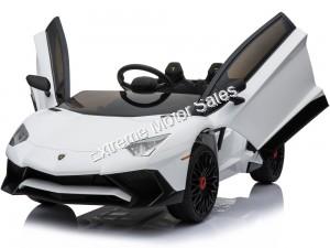 Mini Moto Lamborghini 12v 2.4ghz RC Blue or White Power Wheel Car