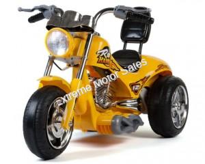 Extreme Mini Motos Hawk Ride-On 12V Power Wheels Toy Electric Chopper