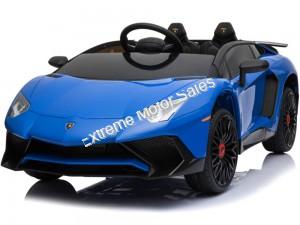 Mini Moto Lamborghini 12v 2.4ghz RC Blue or White Power Wheel Car