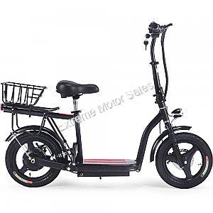 MotoTec Cruiser 48v 350w Lithium Electric Scooter with Basket