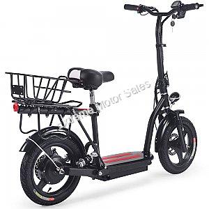 MotoTec Cruiser 48v 350w Lithium Electric Scooter with Basket