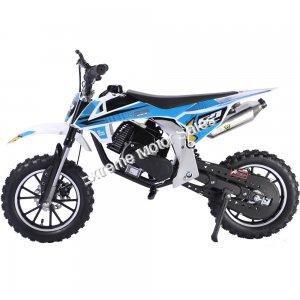 MotoTec Warrior 52cc 2-Stroke Gas Dirt Bike For Kids