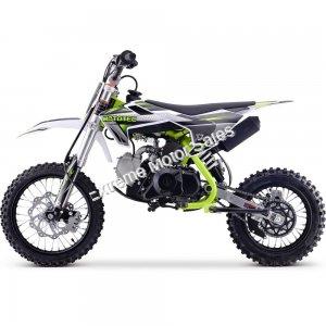 MotoTec X2 110cc Kids Youth 4-Stroke Gas Dirt Bike Semi Automatic