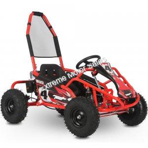 MotoTec Mud Monster Kids Gas Powered 98cc Go Kart Cart