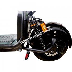 MotoTec Knockout 60v 2000w Lithium Electric Scooter 2 Seat