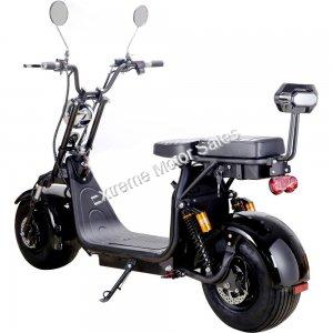 MotoTec Knockout 60v 2000w Lithium Electric Scooter 2 Seat