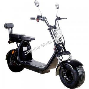 MotoTec Knockout 60v 2000w Lithium Electric Scooter 2 Seat