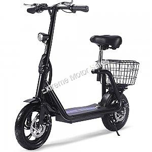 MotoTec Metro 36v 350w Lithium Electric Scooter with Basket